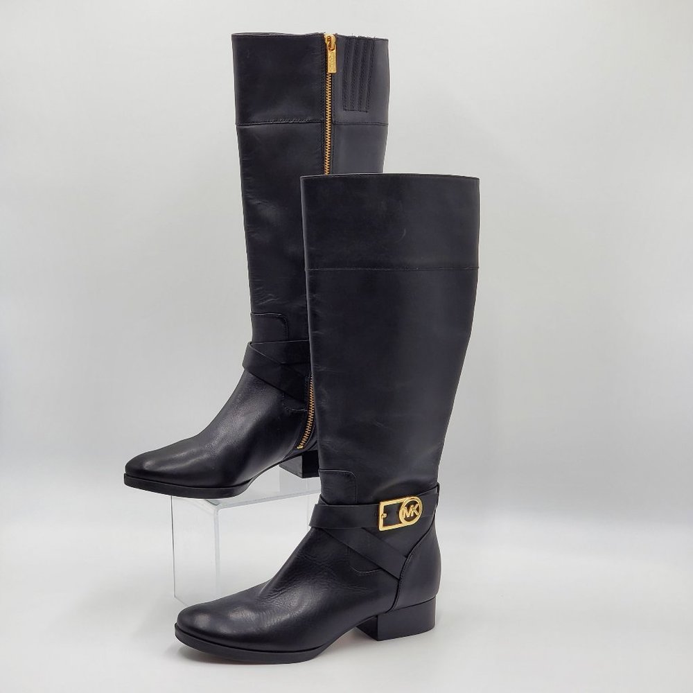 MICHAEL Michael Kors Tall Leather Riding Boots - Picture 11 of 16